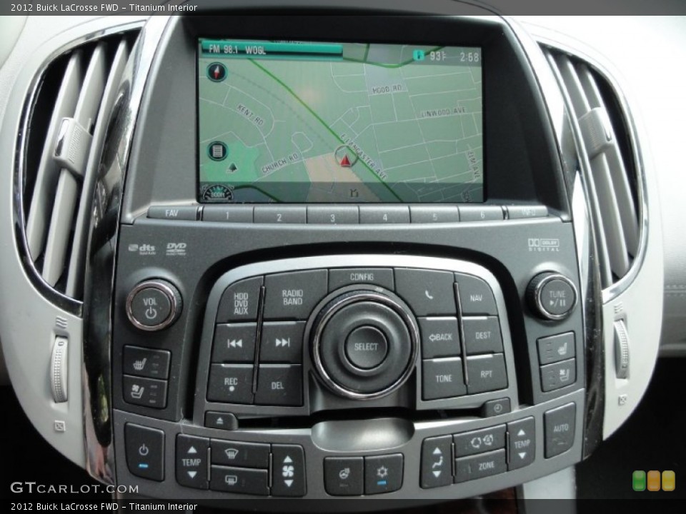 Titanium Interior Navigation for the 2012 Buick LaCrosse FWD #67886182