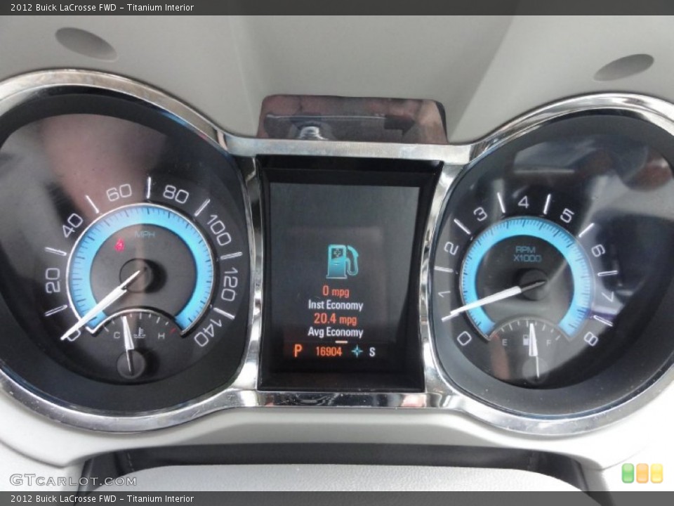Titanium Interior Gauges for the 2012 Buick LaCrosse FWD #67886200