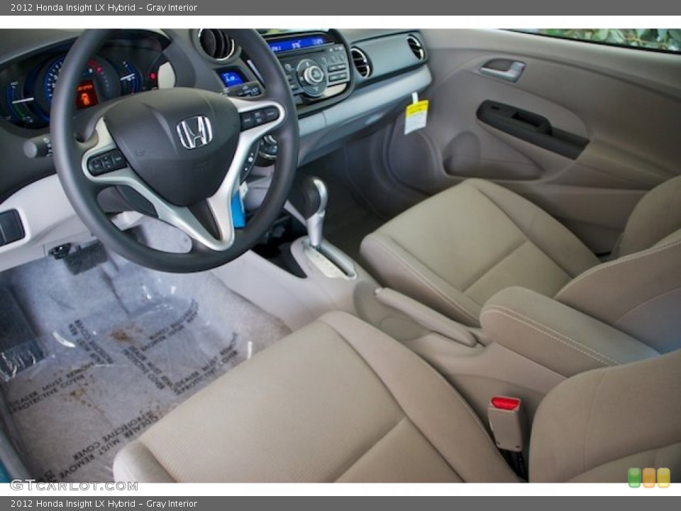 Gray Interior Prime Interior for the 2012 Honda Insight LX Hybrid #67889563