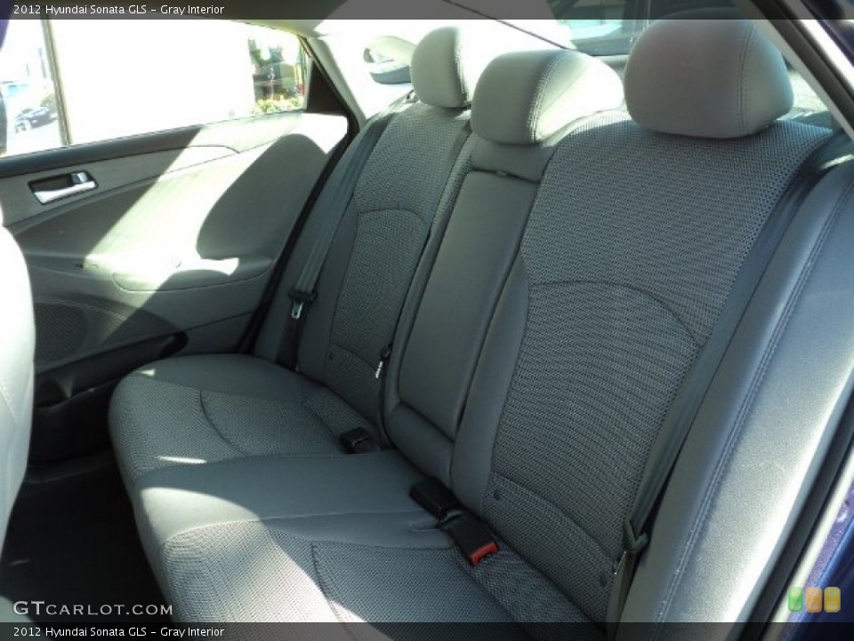 Gray Interior Rear Seat for the 2012 Hyundai Sonata GLS #67890064