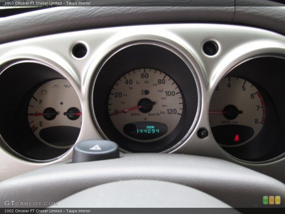 Taupe Interior Gauges for the 2002 Chrysler PT Cruiser Limited #67894040