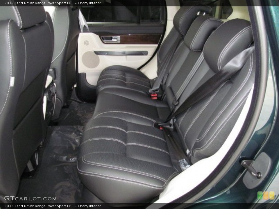 Ebony Interior Rear Seat for the 2013 Land Rover Range Rover Sport HSE #67894664