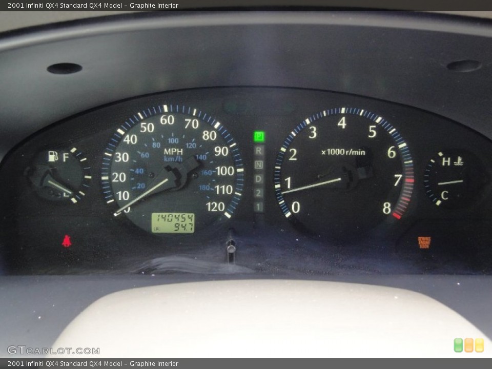 Graphite Interior Gauges for the 2001 Infiniti QX4  #67896066