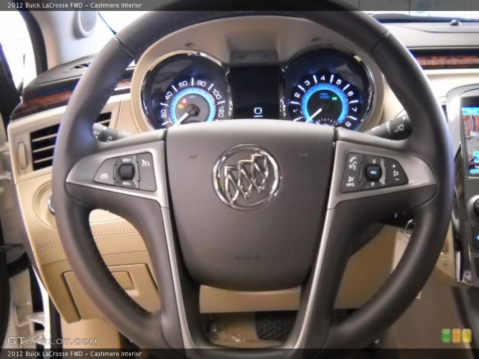 Cashmere Interior Steering Wheel for the 2012 Buick LaCrosse FWD #67896906