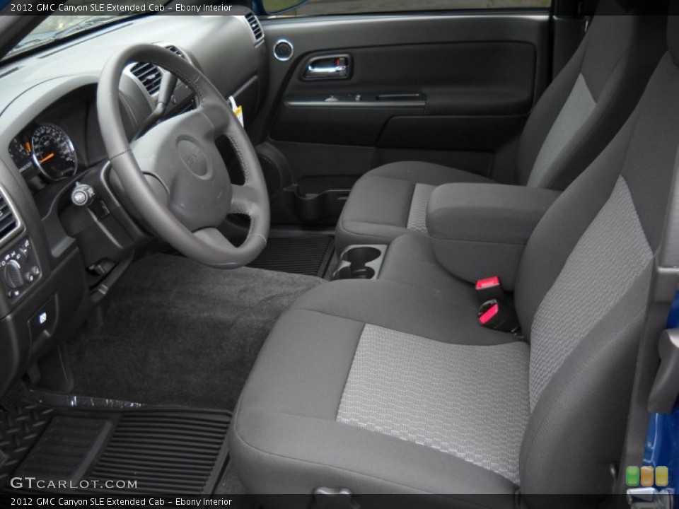 Ebony Interior Prime Interior for the 2012 GMC Canyon SLE Extended Cab #67897311