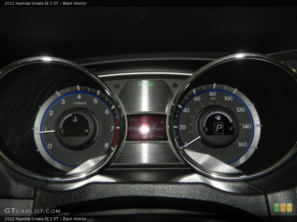 Black Interior Gauges for the 2012 Hyundai Sonata SE 2.0T #67898601