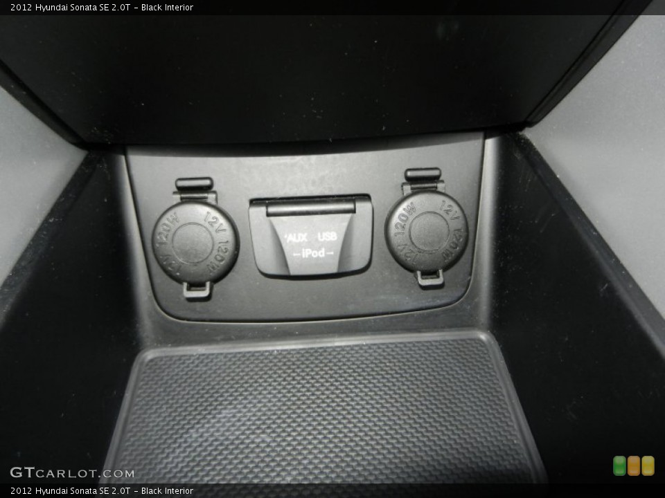 Black Interior Controls for the 2012 Hyundai Sonata SE 2.0T #67898607