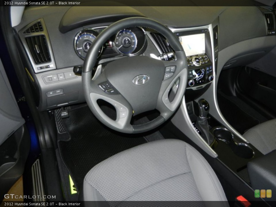 Black Interior Dashboard for the 2012 Hyundai Sonata SE 2.0T #67898619
