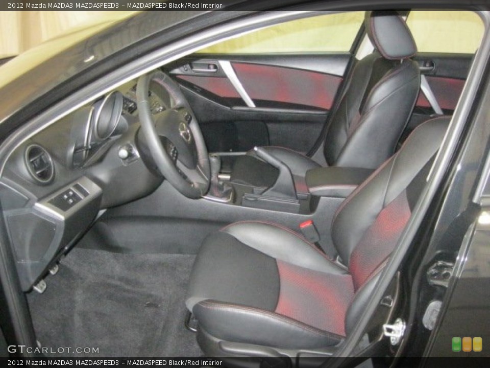 MAZDASPEED Black/Red Interior Prime Interior for the 2012 Mazda MAZDA3 MAZDASPEED3 #67898832