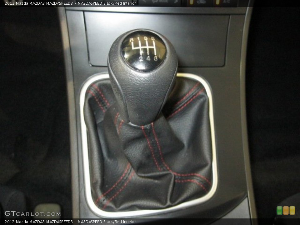 MAZDASPEED Black/Red Interior Transmission for the 2012 Mazda MAZDA3 MAZDASPEED3 #67898868