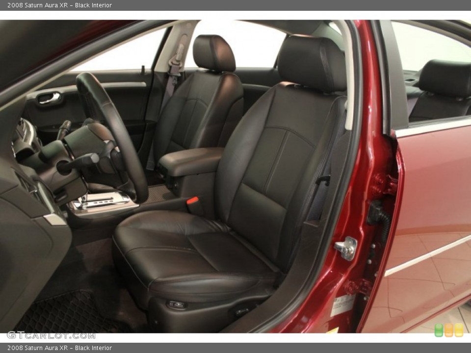 Black Interior Front Seat for the 2008 Saturn Aura XR #67901660