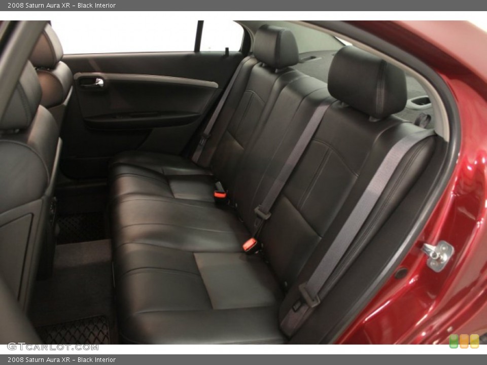 Black Interior Rear Seat for the 2008 Saturn Aura XR #67901756