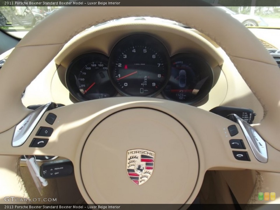 Luxor Beige Interior Controls for the 2013 Porsche Boxster  #67903646