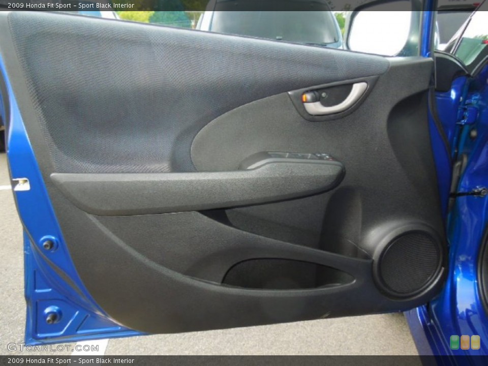Sport Black Interior Door Panel for the 2009 Honda Fit Sport #67904150