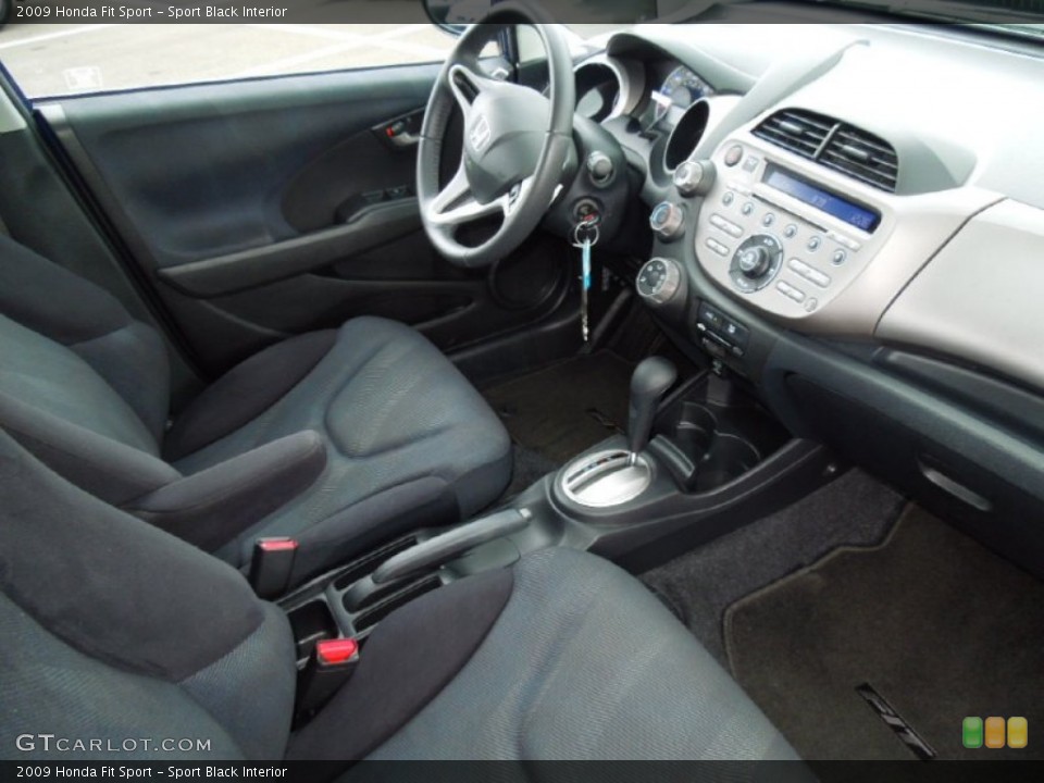 Sport Black Interior Photo for the 2009 Honda Fit Sport #67904246