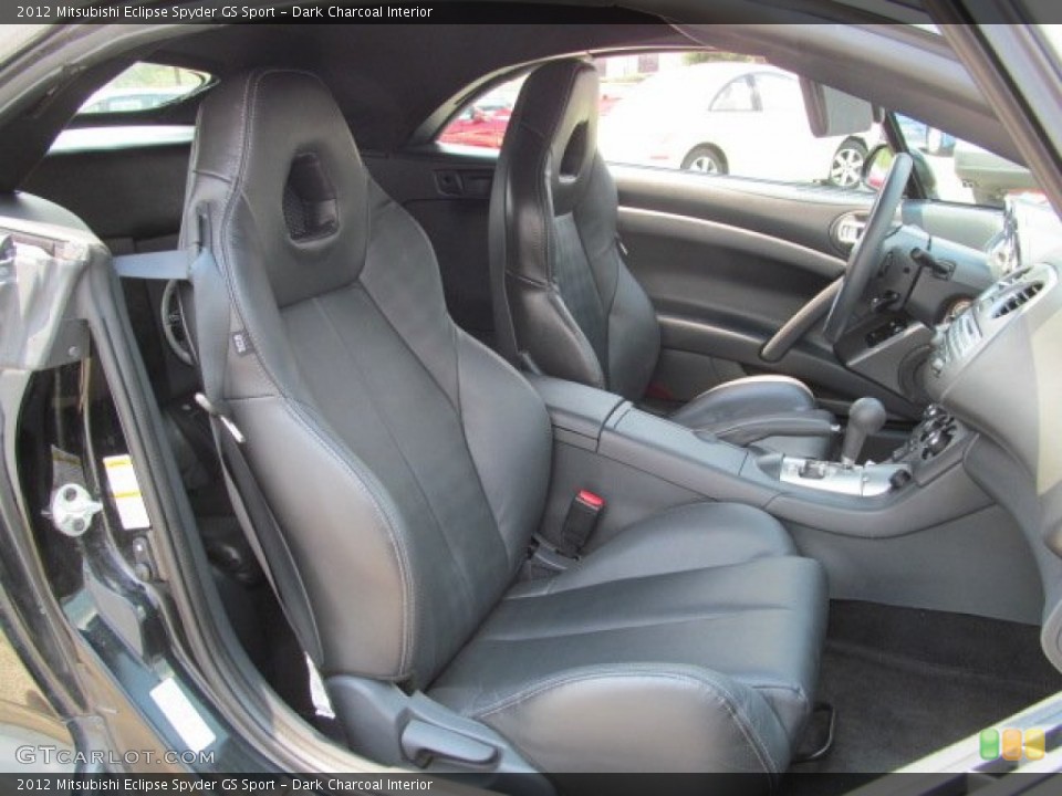 Dark Charcoal Interior Prime Interior for the 2012 Mitsubishi Eclipse Spyder GS Sport #67905014