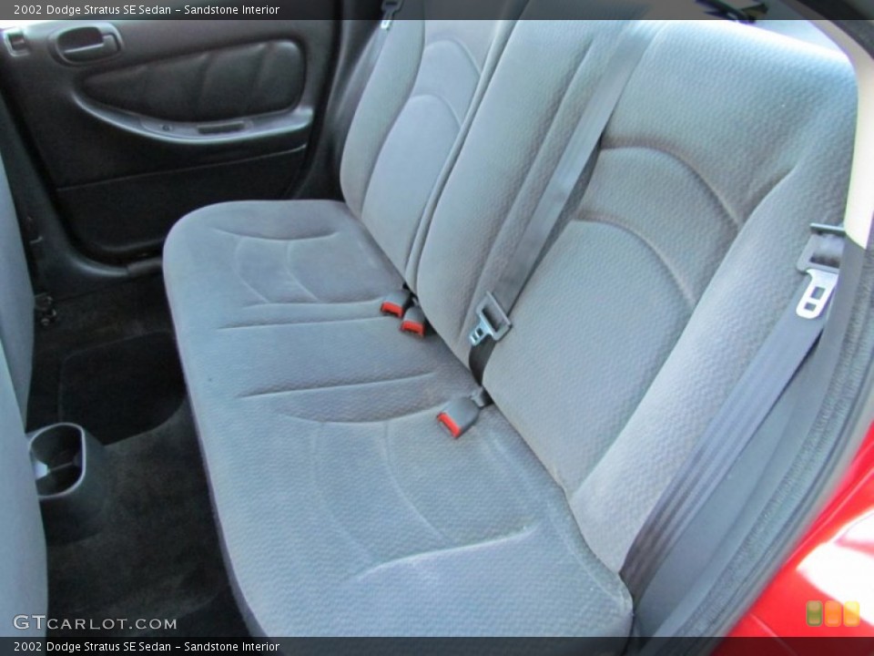 Sandstone Interior Rear Seat for the 2002 Dodge Stratus SE Sedan #67906223