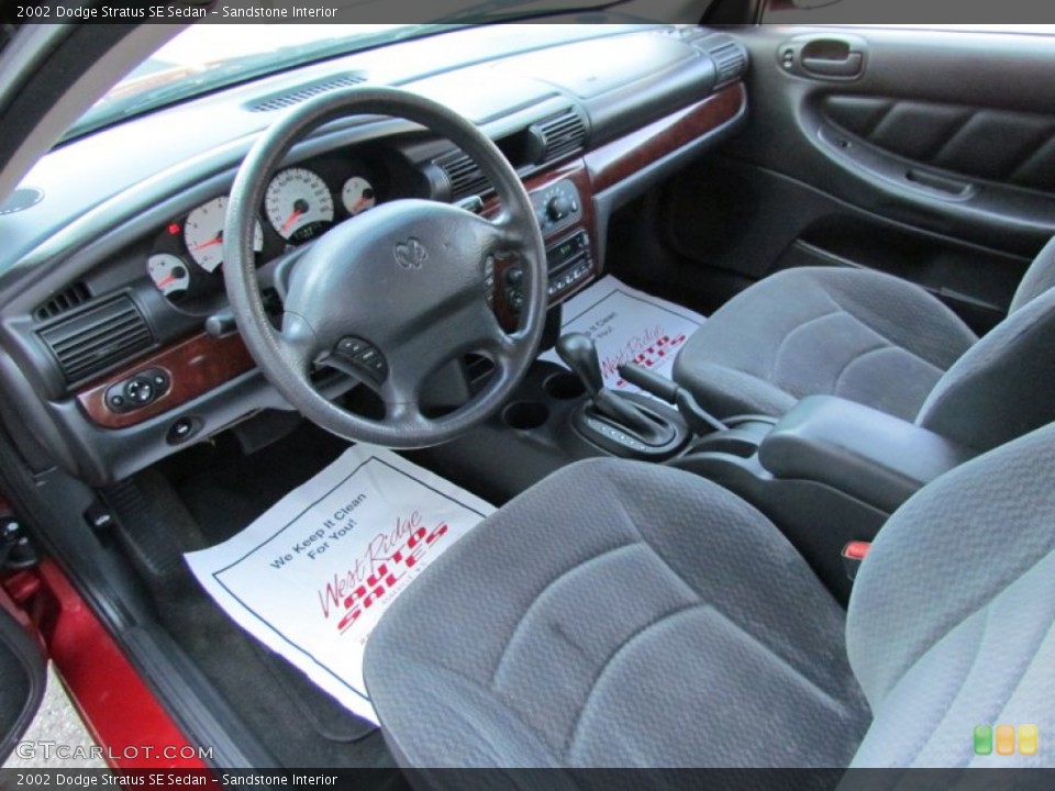 Sandstone Interior Prime Interior for the 2002 Dodge Stratus SE Sedan #67906253