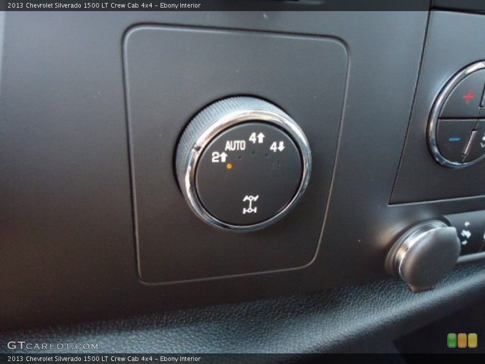 Ebony Interior Controls for the 2013 Chevrolet Silverado 1500 LT Crew Cab 4x4 #67907267