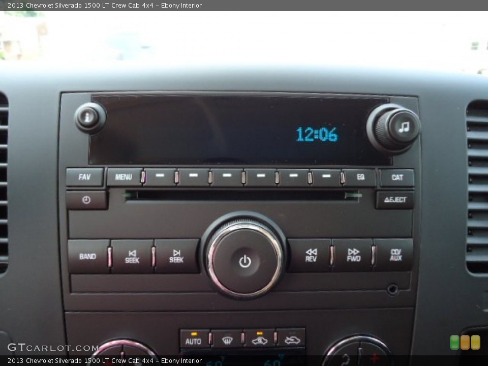 Ebony Interior Audio System for the 2013 Chevrolet Silverado 1500 LT Crew Cab 4x4 #67907283