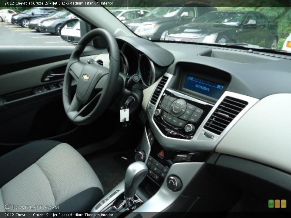 Jet Black/Medium Titanium Interior Dashboard for the 2012 Chevrolet Cruze LS #67907546