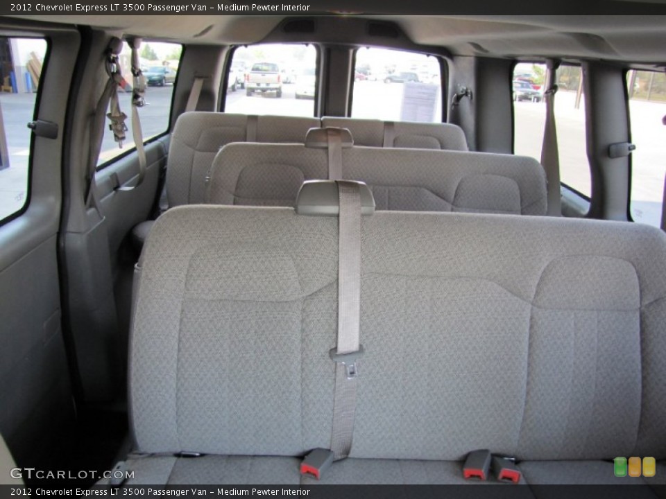 Medium Pewter Interior Photo for the 2012 Chevrolet Express LT 3500 Passenger Van #67908116