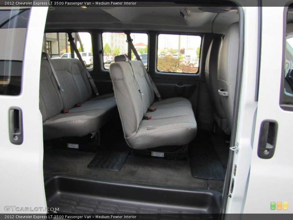 Medium Pewter Interior Photo for the 2012 Chevrolet Express LT 3500 Passenger Van #67908128