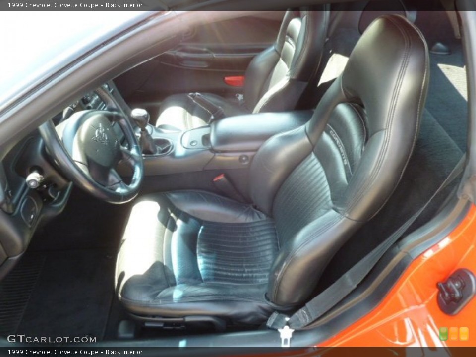 Black Interior Front Seat for the 1999 Chevrolet Corvette Coupe #67908302