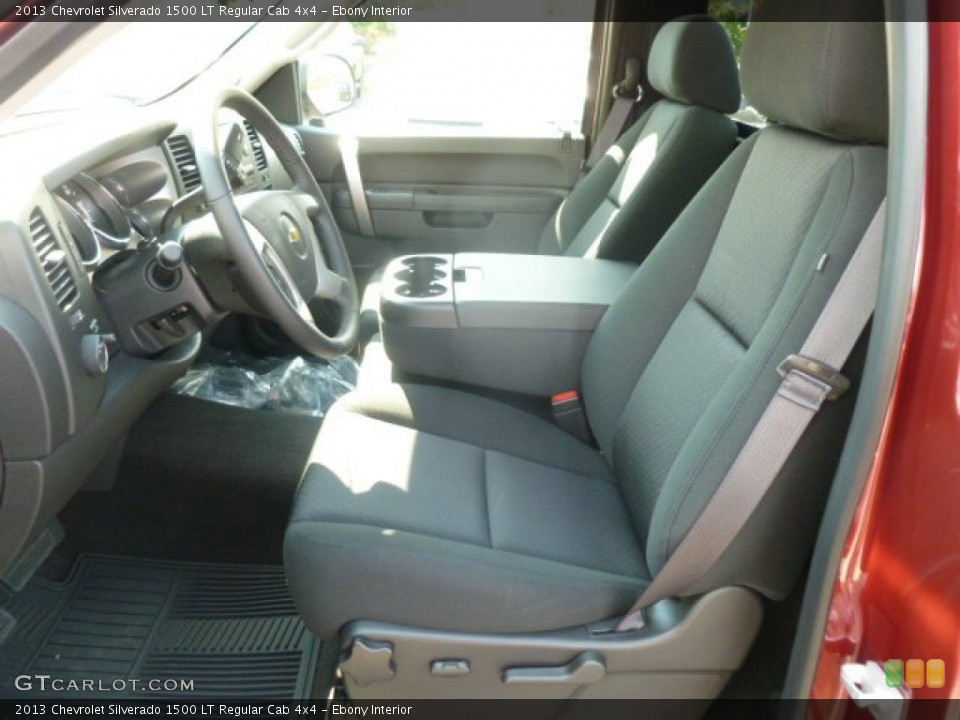Ebony Interior Photo for the 2013 Chevrolet Silverado 1500 LT Regular Cab 4x4 #67908842