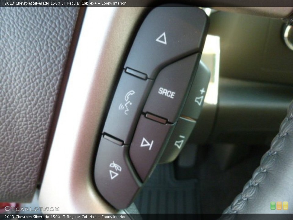 Ebony Interior Controls for the 2013 Chevrolet Silverado 1500 LT Regular Cab 4x4 #67908878