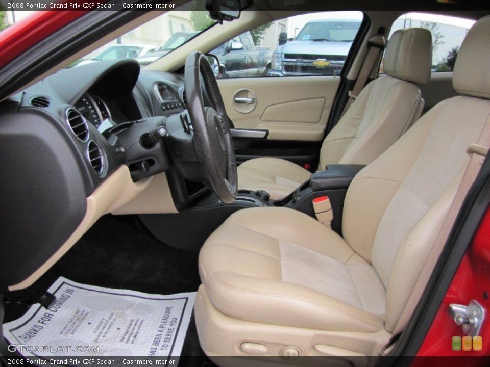 Cashmere Interior Photo for the 2008 Pontiac Grand Prix GXP Sedan #67909454