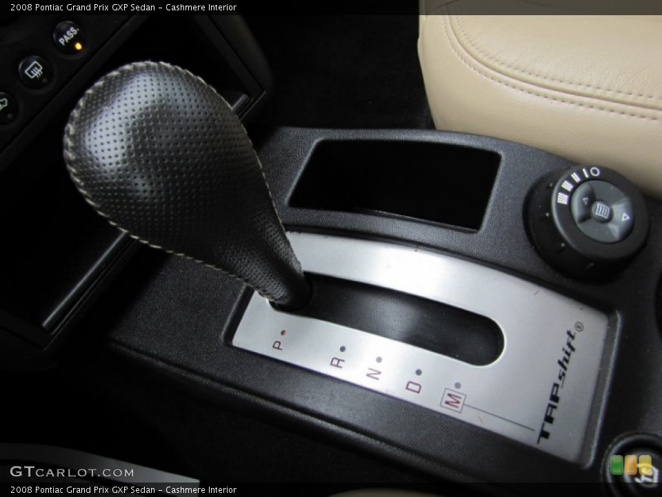 Cashmere Interior Transmission for the 2008 Pontiac Grand Prix GXP Sedan #67909556