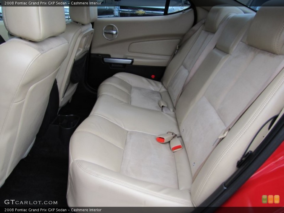 Cashmere Interior Rear Seat for the 2008 Pontiac Grand Prix GXP Sedan #67909607
