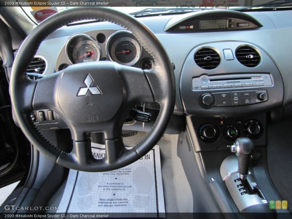 Dark Charcoal Interior Dashboard for the 2009 Mitsubishi Eclipse Spyder GS #67910643