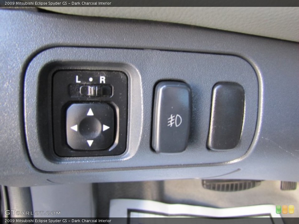 Dark Charcoal Interior Controls for the 2009 Mitsubishi Eclipse Spyder GS #67910681