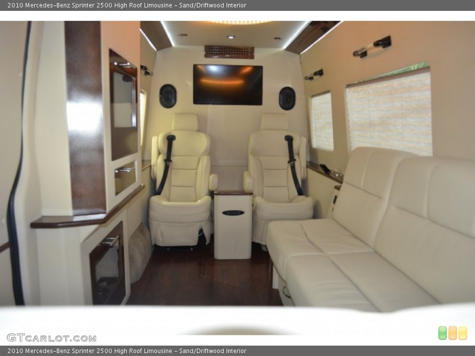 Sand/Driftwood Interior Photo for the 2010 Mercedes-Benz Sprinter 2500 High Roof Limousine #67910879