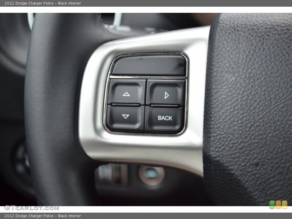 Black Interior Controls for the 2012 Dodge Charger Police #67912069