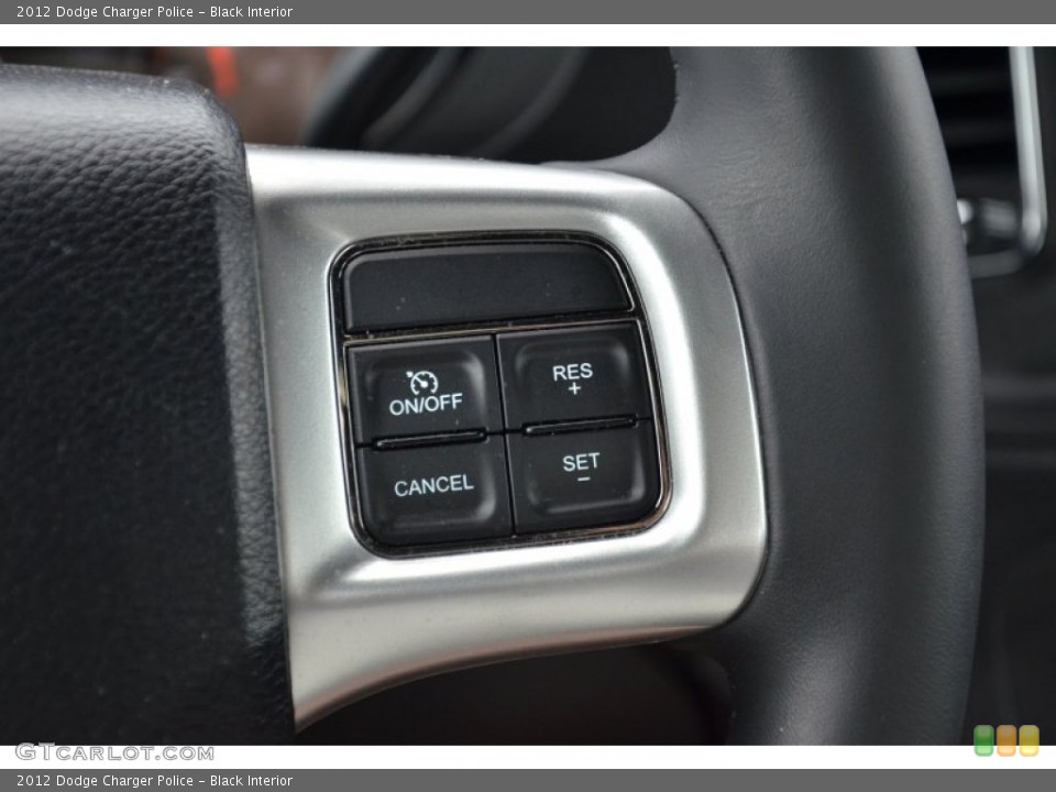 Black Interior Controls for the 2012 Dodge Charger Police #67912079