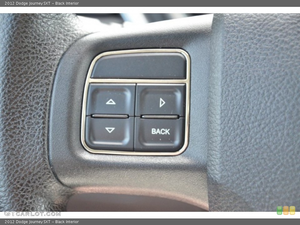 Black Interior Controls for the 2012 Dodge Journey SXT #67912592
