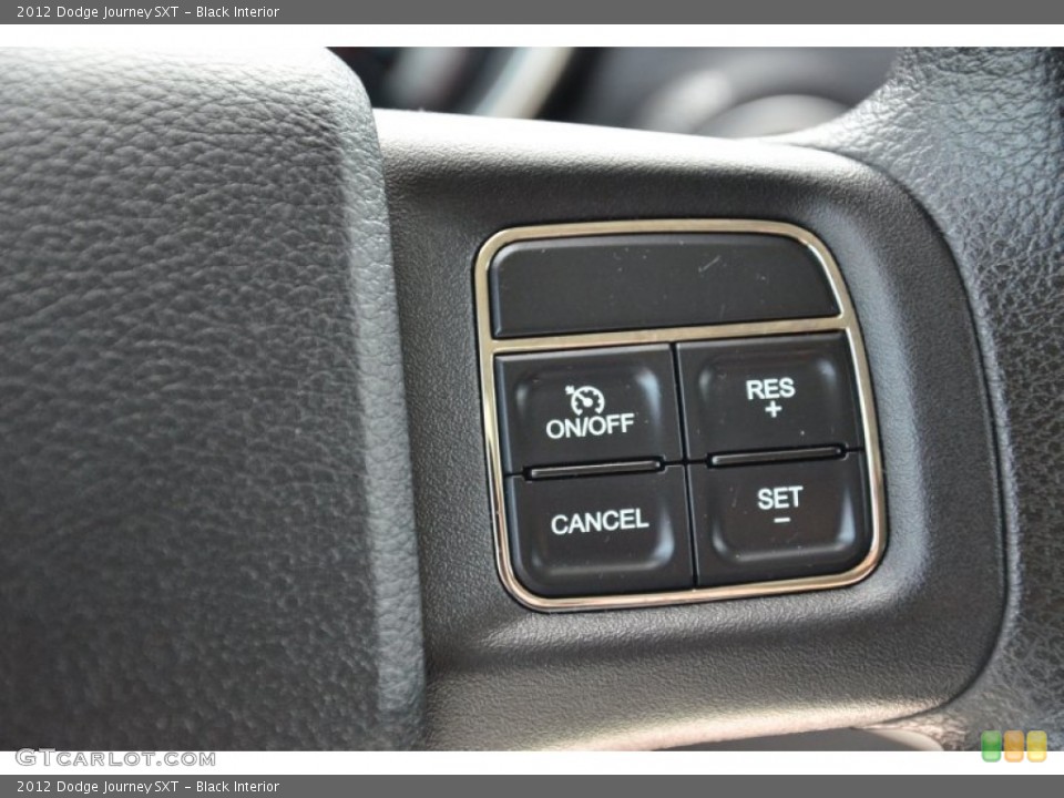 Black Interior Controls for the 2012 Dodge Journey SXT #67912601