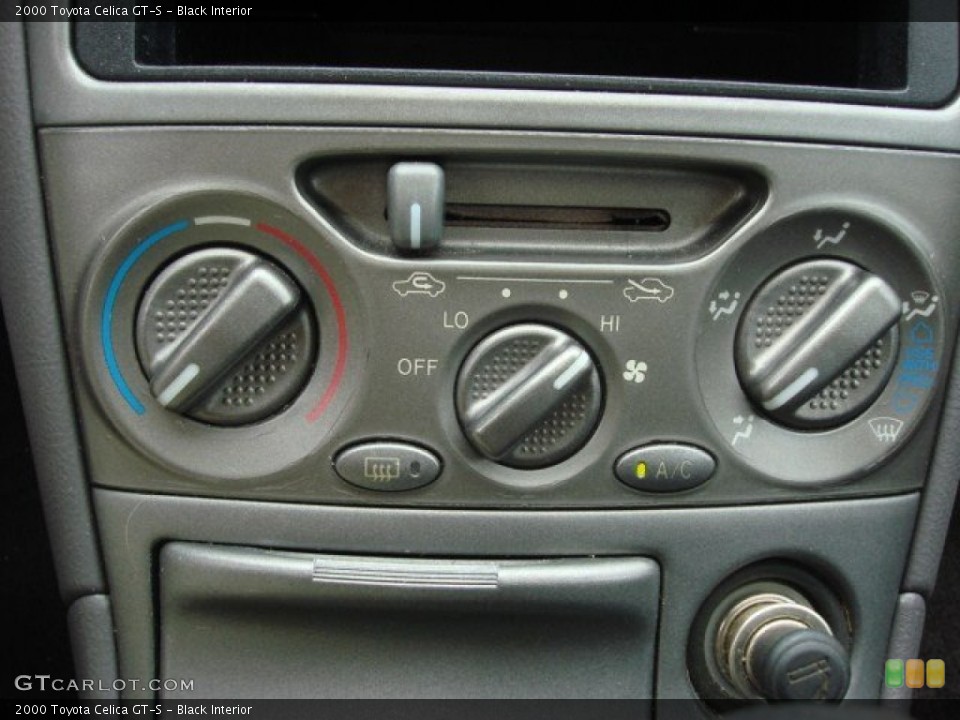 Black Interior Controls for the 2000 Toyota Celica GT-S #67918787