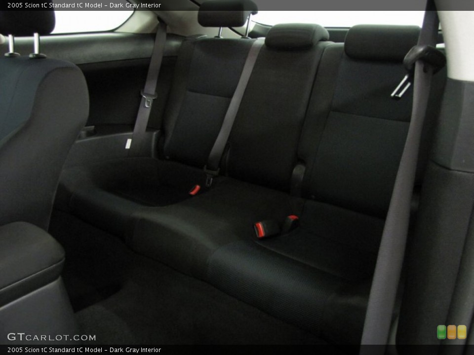 Dark Gray Interior Rear Seat for the 2005 Scion tC  #67919288