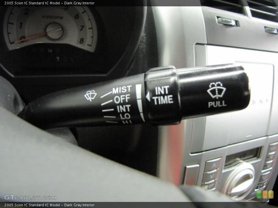 Dark Gray Interior Controls for the 2005 Scion tC  #67919363