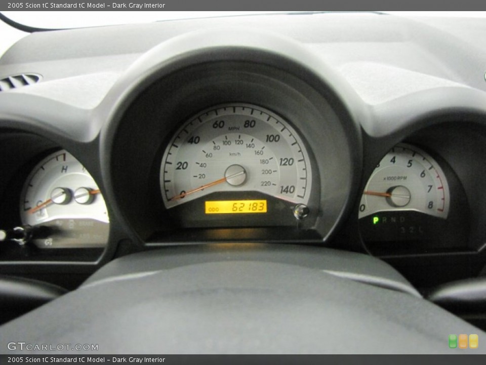 Dark Gray Interior Gauges for the 2005 Scion tC  #67919372