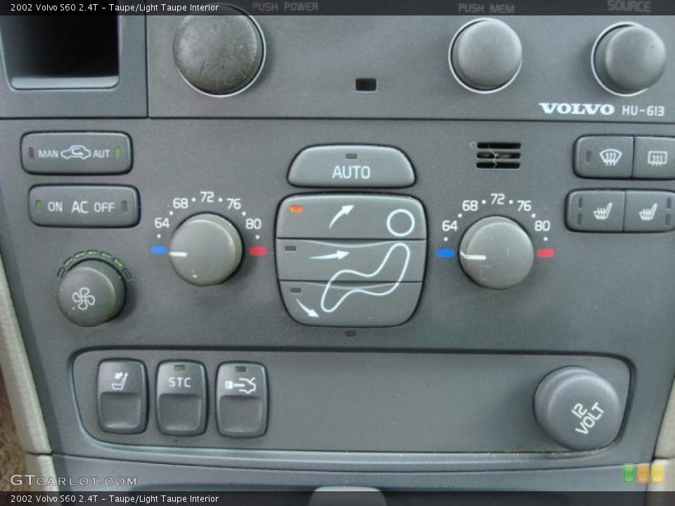 Taupe/Light Taupe Interior Controls for the 2002 Volvo S60 2.4T #67919453