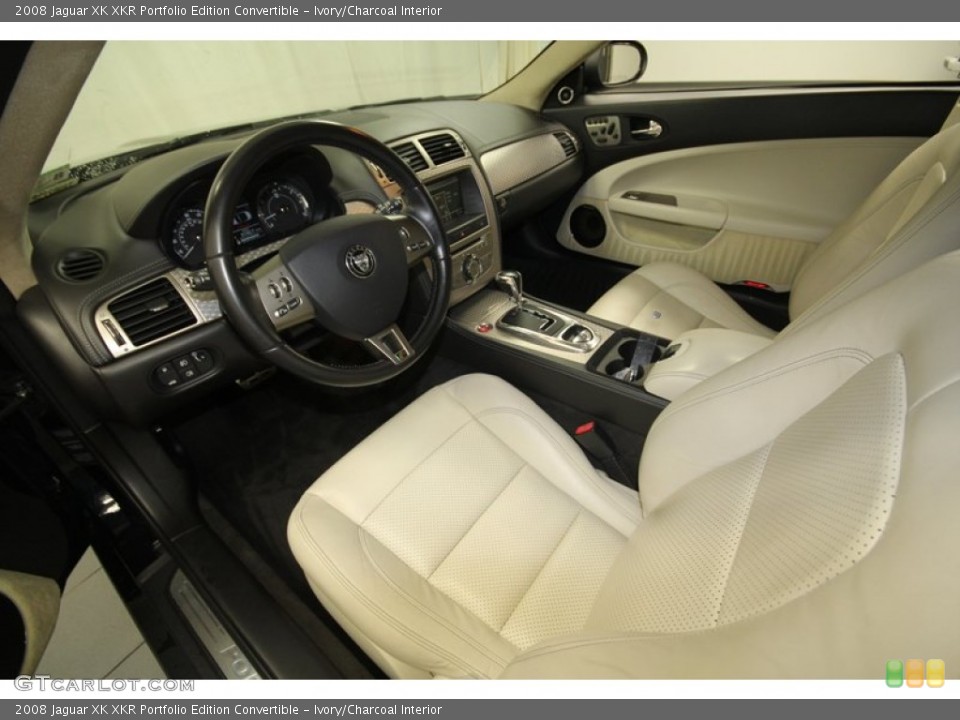 Ivory/Charcoal Interior Prime Interior for the 2008 Jaguar XK XKR Portfolio Edition Convertible #67921319