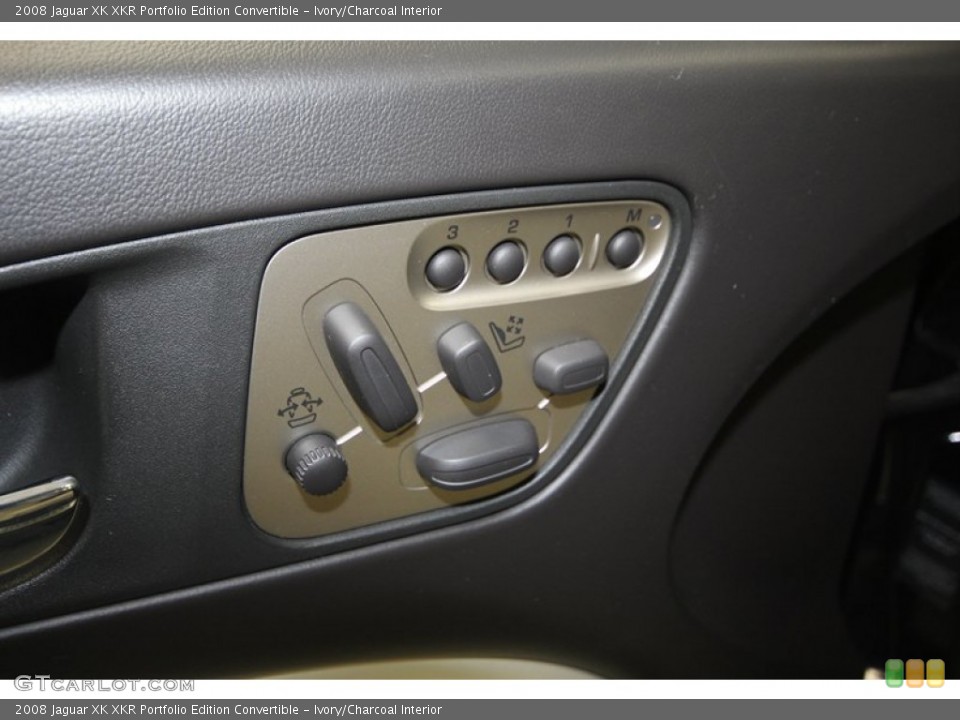 Ivory/Charcoal Interior Controls for the 2008 Jaguar XK XKR Portfolio Edition Convertible #67921346