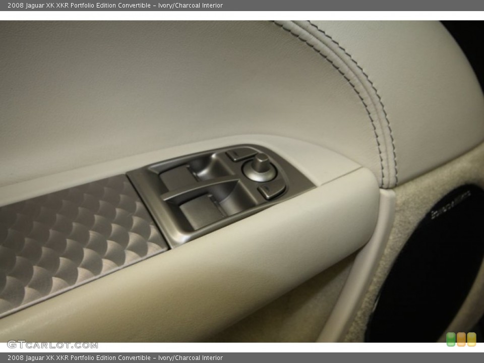 Ivory/Charcoal Interior Controls for the 2008 Jaguar XK XKR Portfolio Edition Convertible #67921354