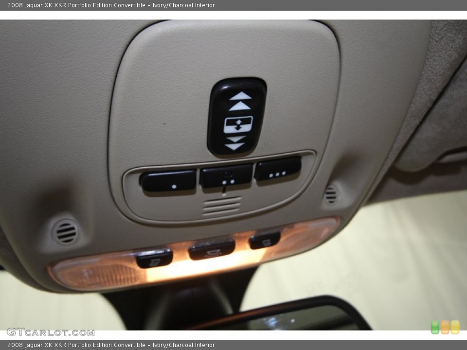 Ivory/Charcoal Interior Controls for the 2008 Jaguar XK XKR Portfolio Edition Convertible #67921391