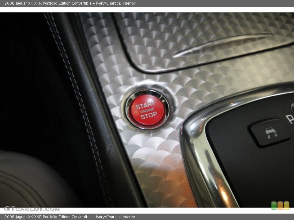 Ivory/Charcoal Interior Controls for the 2008 Jaguar XK XKR Portfolio Edition Convertible #67921445
